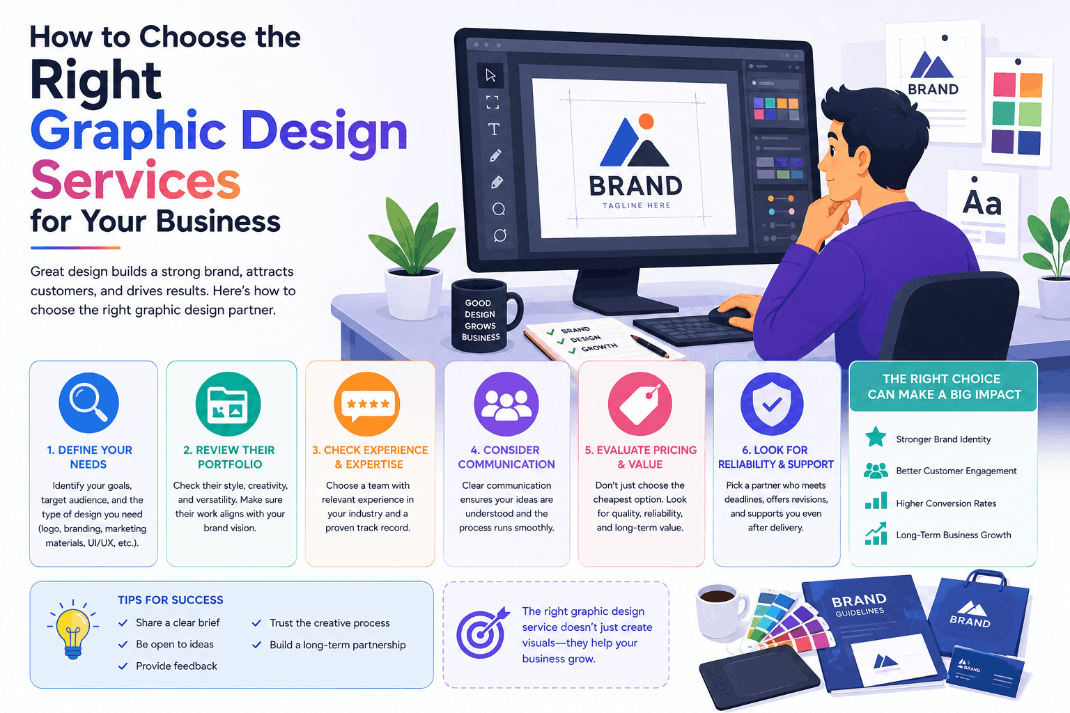 How to Choose the Right Graphic Design Services for Your Business